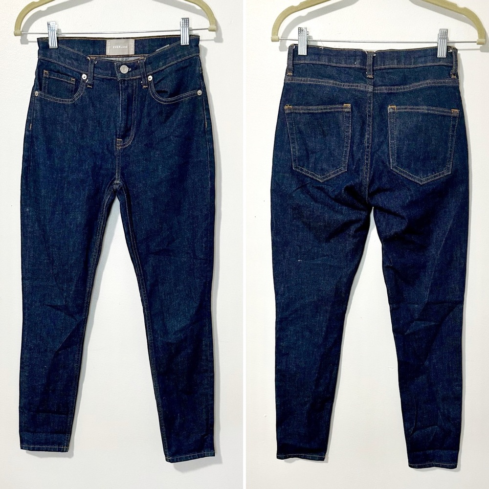 Everlane Indigo Authentic Stretch High-Rise Skinny Jeans Size 26